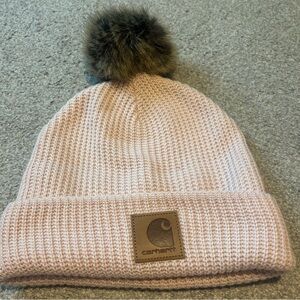 light pink carhartt beanie